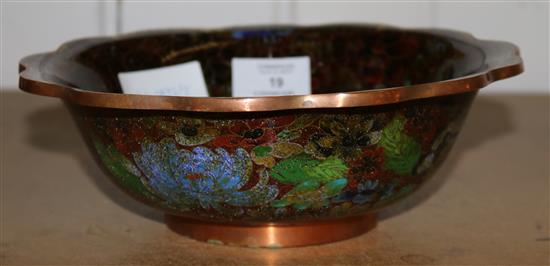 Cloisonne bowl